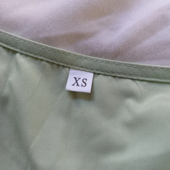 Shein Solid V-neck Smock Dress - Picture 7 of 7